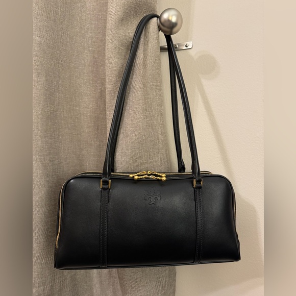 Tory Burch Black Marshmallow Satchel - Picture 6 of 16